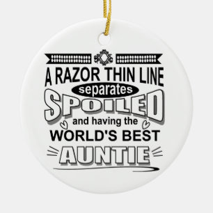 Auntie redefines spoiled ceramic ornament