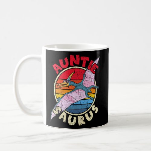 Auntie Saurus I Pterodactylus I Family Matching    Coffee Mug