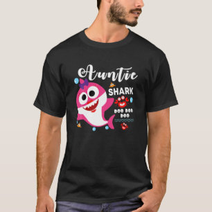 Auntie Shark Doo Doo Doo Matching Family Shark T-Shirt