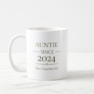 Auntie Since Personalized Year Best Chapter Yet Coffee Mug