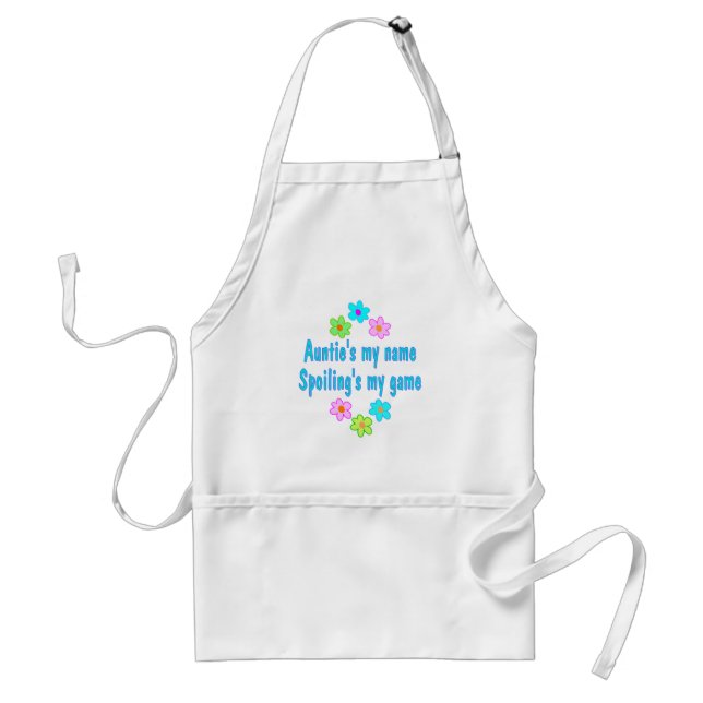 Auntie Spoils Adult Apron (Front)