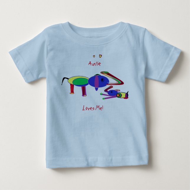 Auntie Time - Baby Shower Gift Ideas  Baby T-Shirt (Front)
