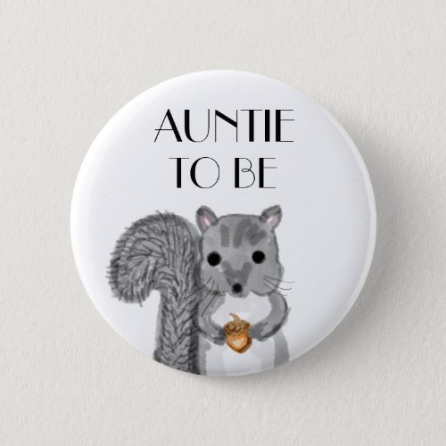 Auntie To Be Baby Shower     Button