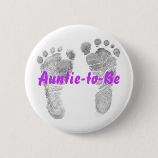 Auntie-to-Be Button