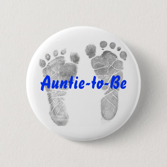 Auntie-to-Be Button (Front)