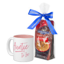 Auntie to Be Cool Text in Pink