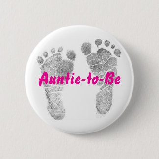 Auntie-to-Be Pinback Button