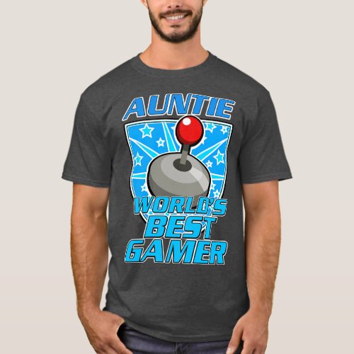 Auntie Worlds Best Gamer T_Shirt