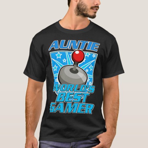 Auntie Worlds Best Gamer T_Shirt