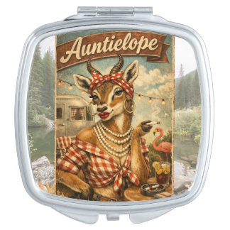 Auntielope Compact Mirror