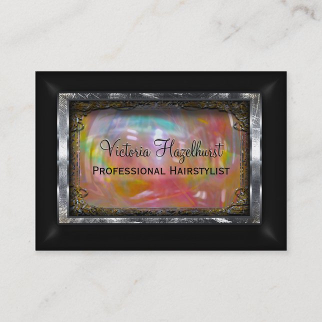 Auntielosa Elegant Professional Business Card (Front)