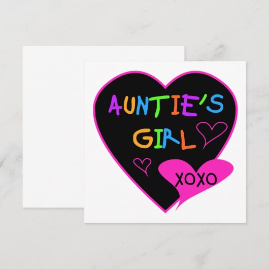 Aunties Girl t shirts, mugs, hats, and more (Front/Back)