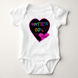 Aunties Girl t shirts, mugs, hats, and more Baby Bodysuit