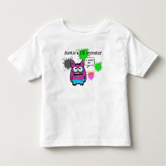 Auntie's l'il monster toddler t-shirt
