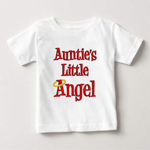 Aunties Little Angel Baby T_Shirt