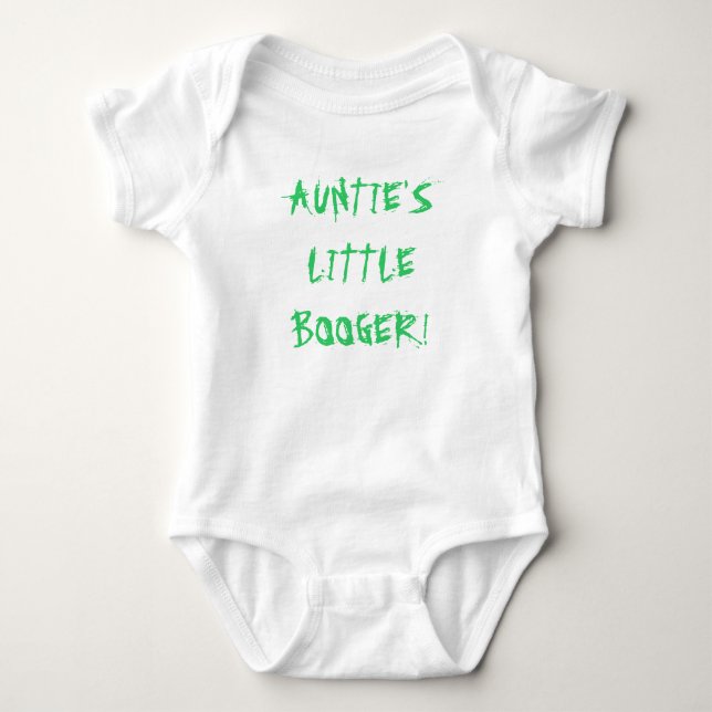 AUNTIE'S LITTLE BOOGER! BABY BODYSUIT (Front)