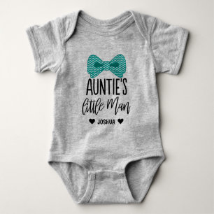 Auntie's Little Man Baby Bodysuit