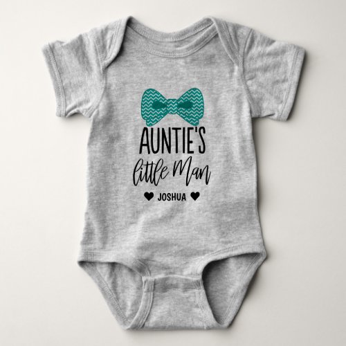 Aunties Little Man Baby Bodysuit