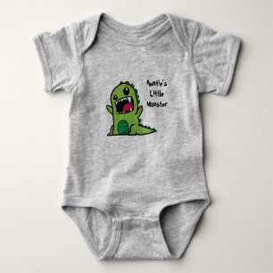 Auntie's Little Monster Baby Vest Baby Bodysuit