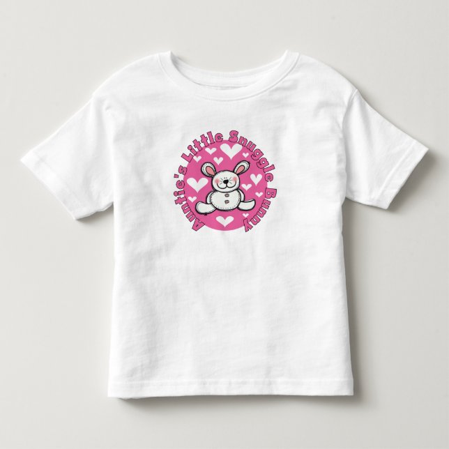 Auntie's Little Snuggle Bunny Toddler T-shirt (Front)