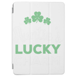 Aunties Lucky Charm Niece Nephew St Patricks Day G iPad Air Cover