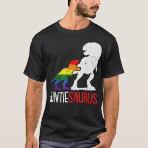 Auntiesaurus Gay Pride TRex Dinosaur Proud LGBT A T-Shirt