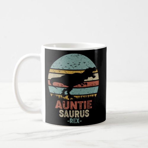 Auntiesaurus Rex Dinosaur Family Coffee Mug