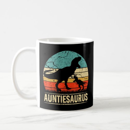 Auntiesaurus T Rex Dinosaur Auntie Saurus Family M Coffee Mug