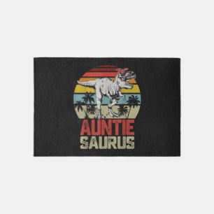 Auntiesaurus T Rex Dinosaur Auntie Saurus Family M Rug