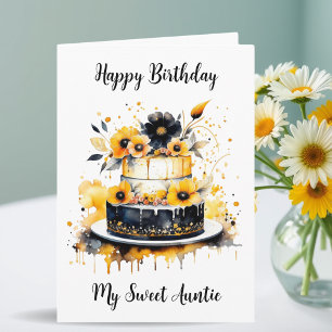 Aunt's Birthday Sentimental Personalized Card