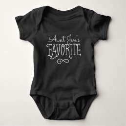 Aunt&#39;s Favorite Personalized Baby Tee