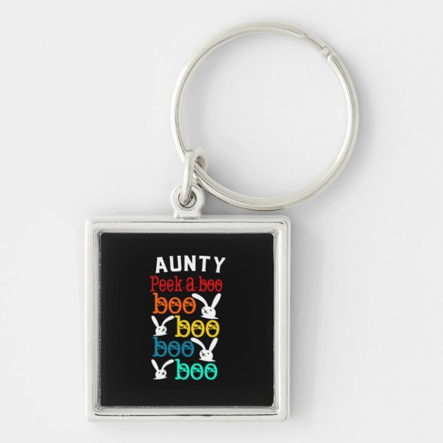 Aunty Bunny Game For Novelty Kids Adults Keychain (Front)