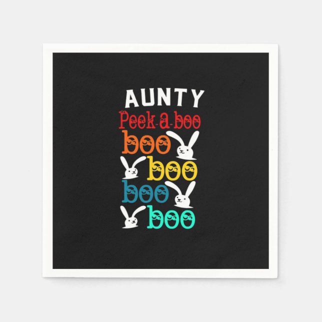 Aunty Bunny Game For Novelty Kids Adults Napkins (Front)