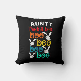 Aunty Bunny Game For Novelty Kids Adults Throw Pillow