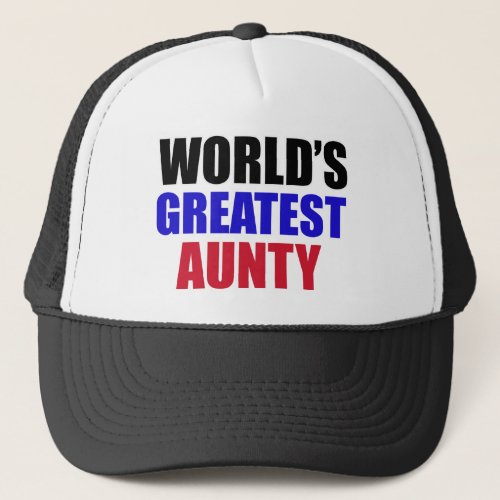 Aunty design trucker hat
