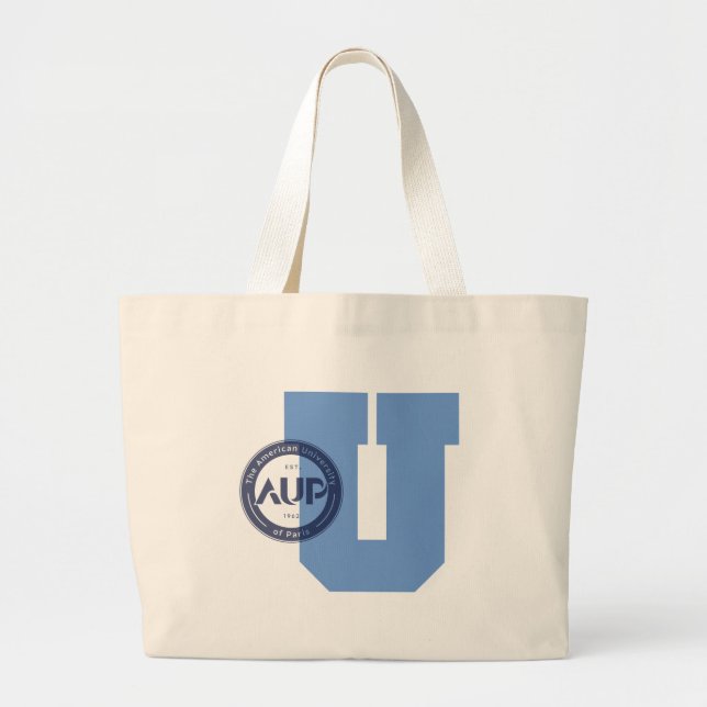 AUP Collegiate Logo Large Totebag Tote Bag (Front)