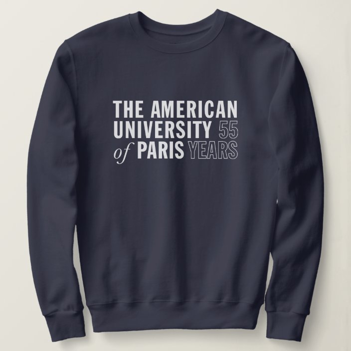 american university crew neck