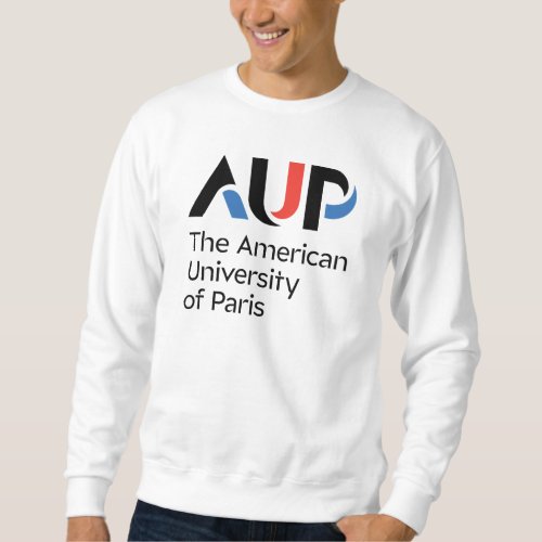 AUP Logo Crewneck Sweatshirt _ White