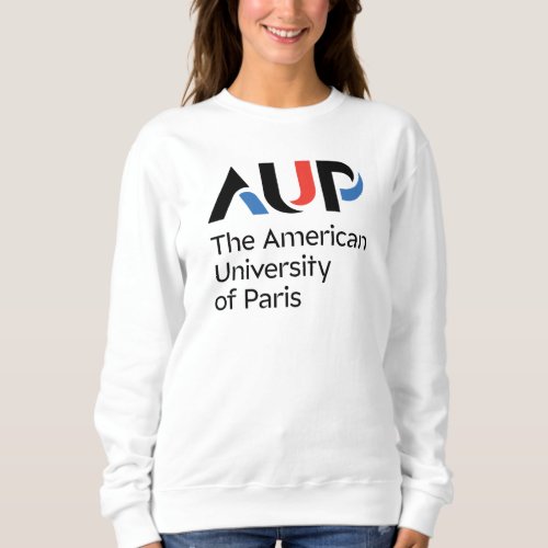 AUP Logo Crewneck Sweatshirt _ White