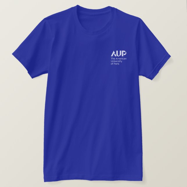 AUP Logo T-shirt - Blue (Design Front)