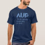 AUP Logo T-shirt - Blue Logo