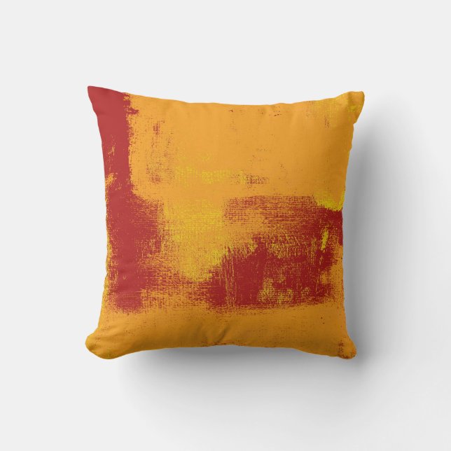 Aura Colors Throw Pillow (Front)