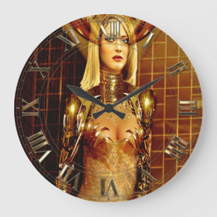 Aura Cyborg Large Clock