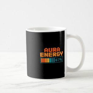 Aura Energy 67% Aura Farming Alpha Slang Gen 67th  Coffee Mug