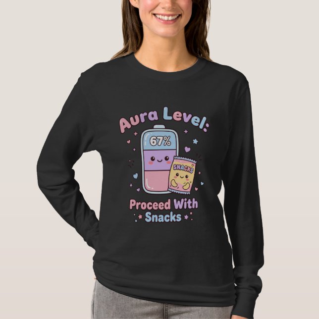 Aura Energy 67 Meme T-Shirt (Front)