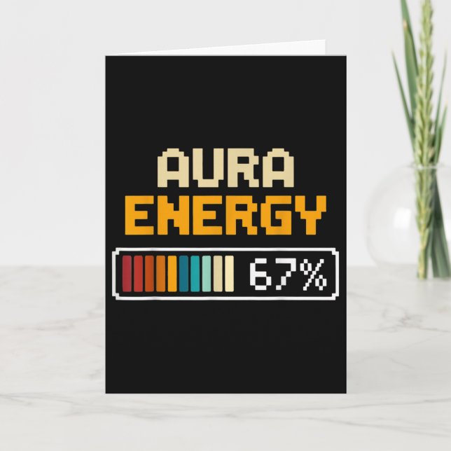 Aura Energy 67 Number 67th Sports Player Ice Cream Card (Front)