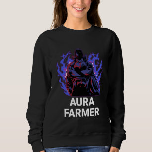 Aura Farmer Cool Anime Super Hero Sweatshirt