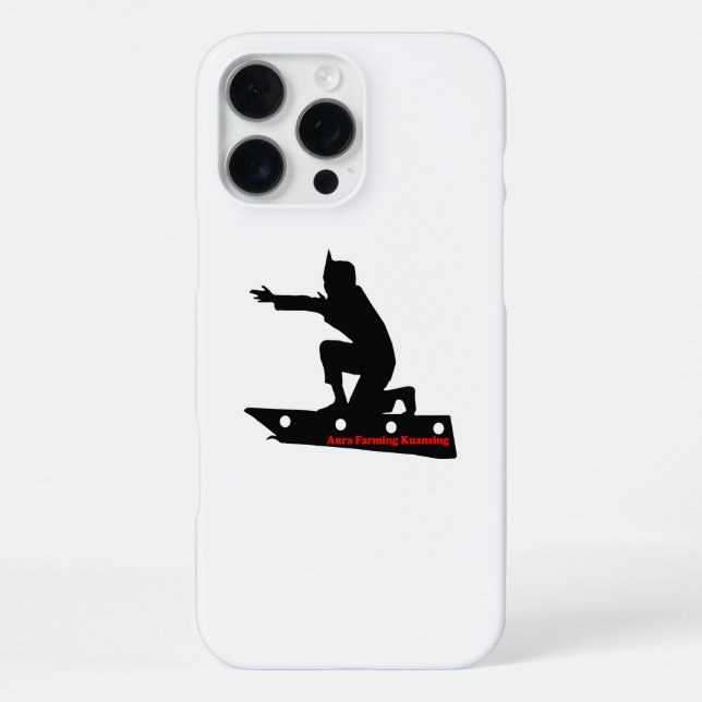 Aura Farming Apple iPhone 16 Pro Max Case (Back)