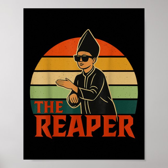 Aura Farming Pacu Jalur Boat Racing Kid Viral Reap Poster (Front)