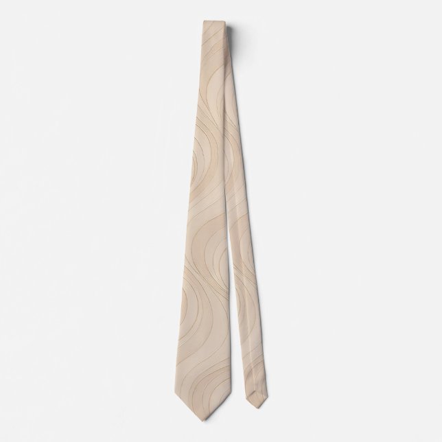 Aura Gradient Energy  Modern Pattern  Neck Tie (Front)